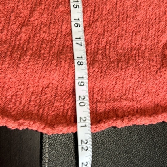 Free People Womens Big Easy Cowl Neck Pullover Sweater Red Sz L - Picture 16 of 16